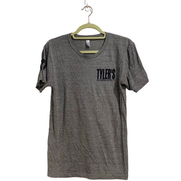 Tyler’s The Woodlands Gray Short Sleeve Shirt Sz S - Picture 1 of 9